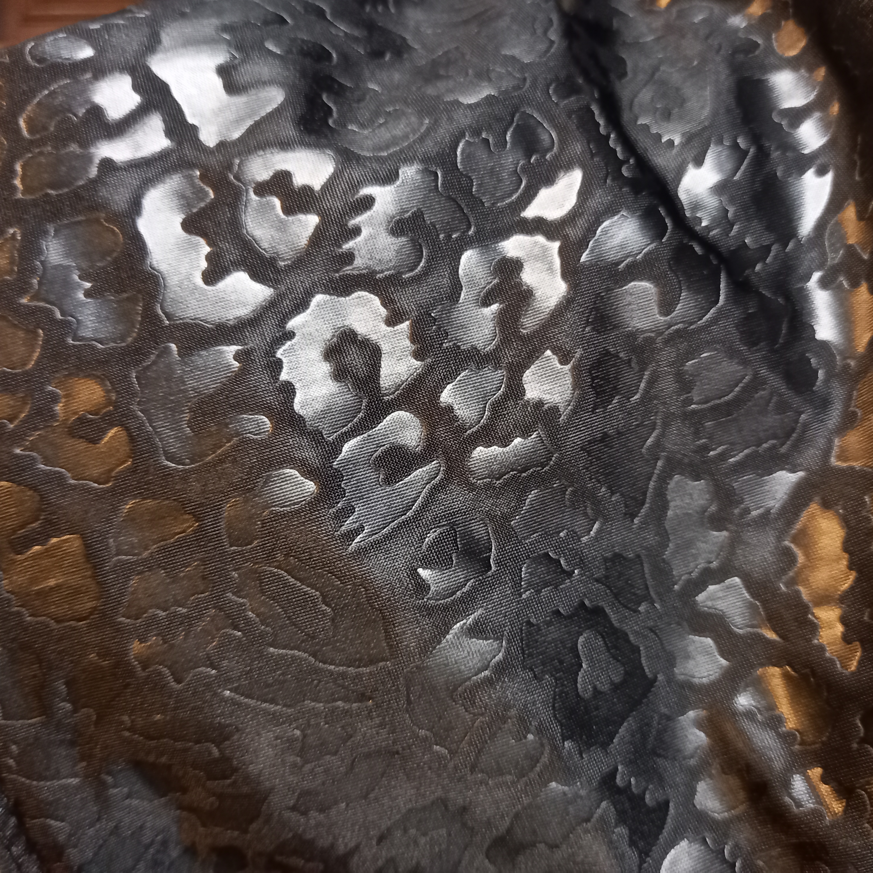 Tour de cou léopard noir