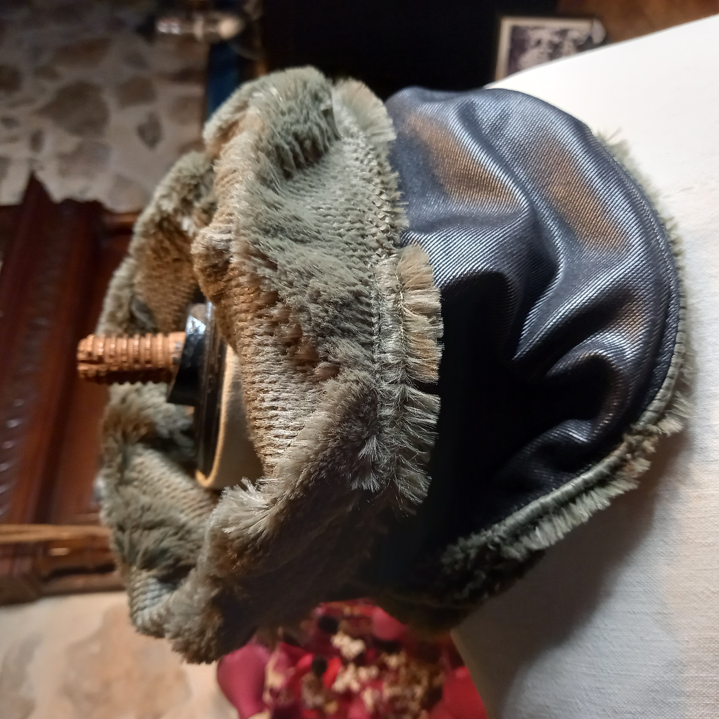 Tour de cou Kaki Brillant