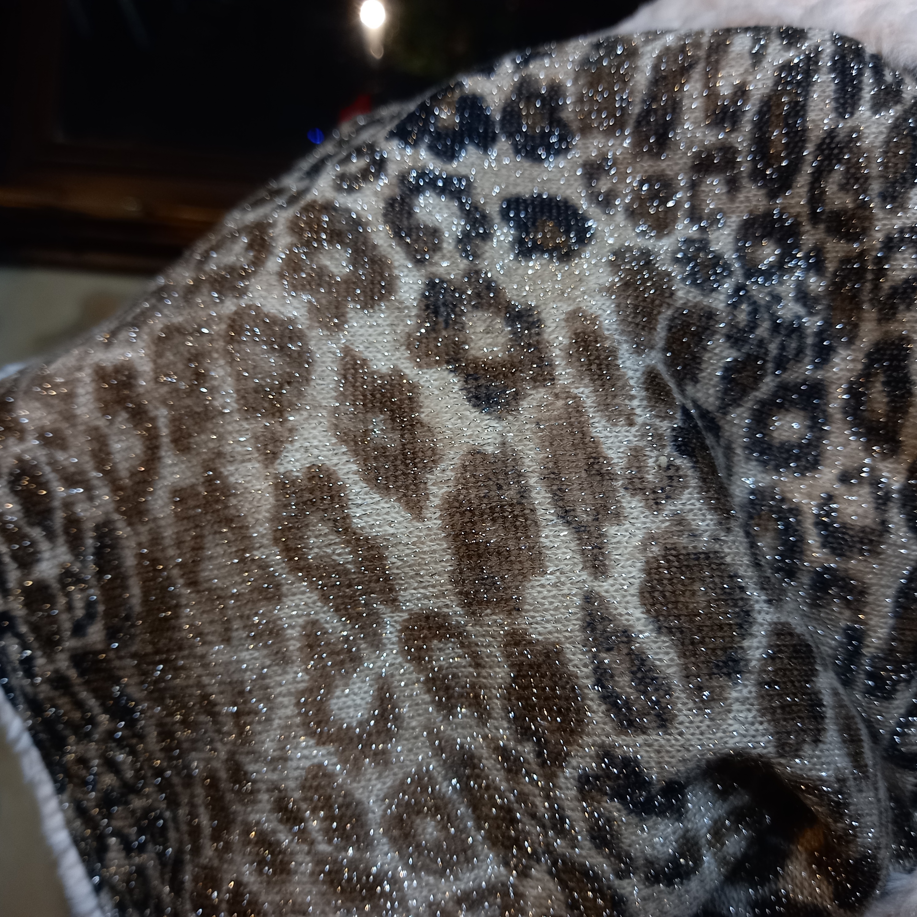 Tour de cou douceur léopard 