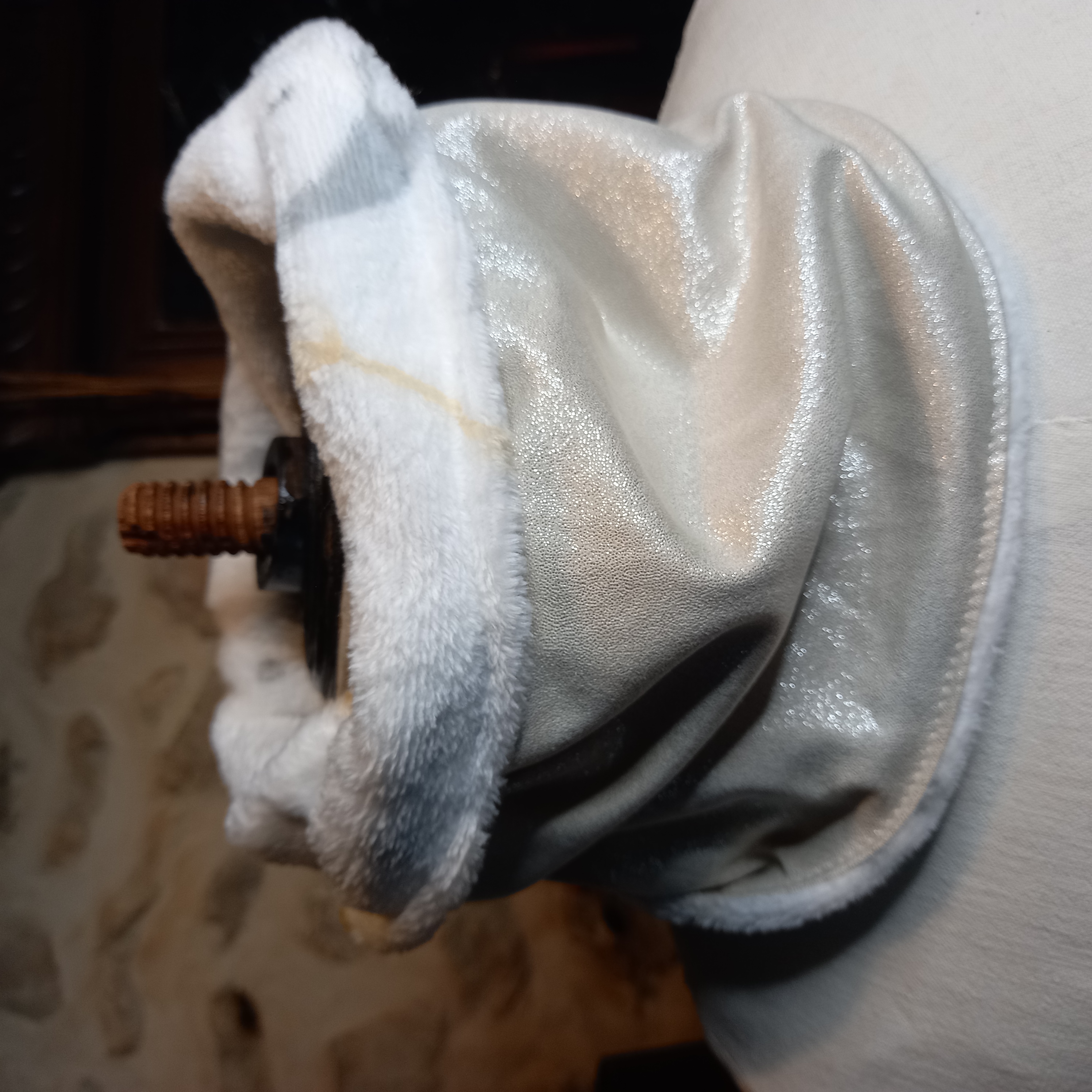 Tour de cou suédine paillettes Wild