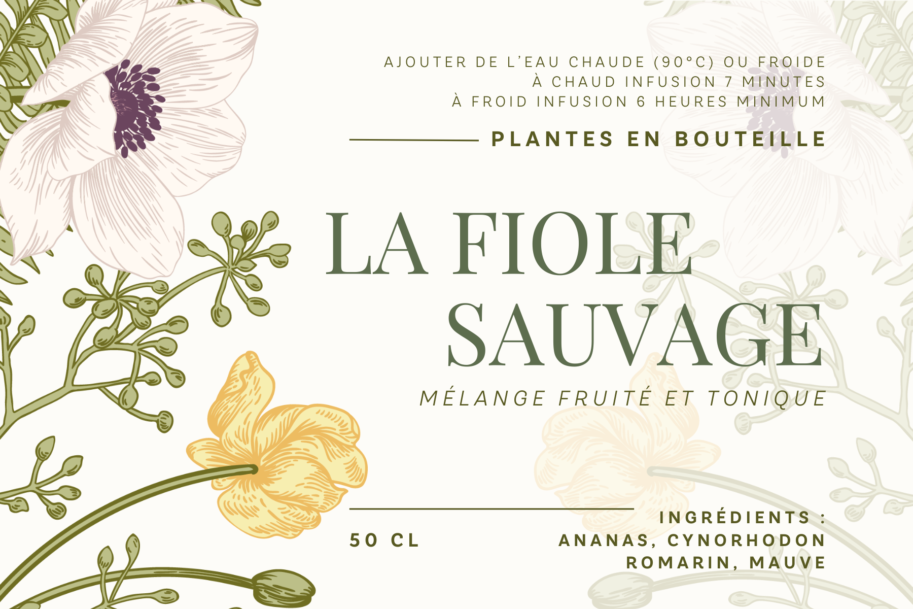 La fiole sauvage - Mélange fruité et tonique