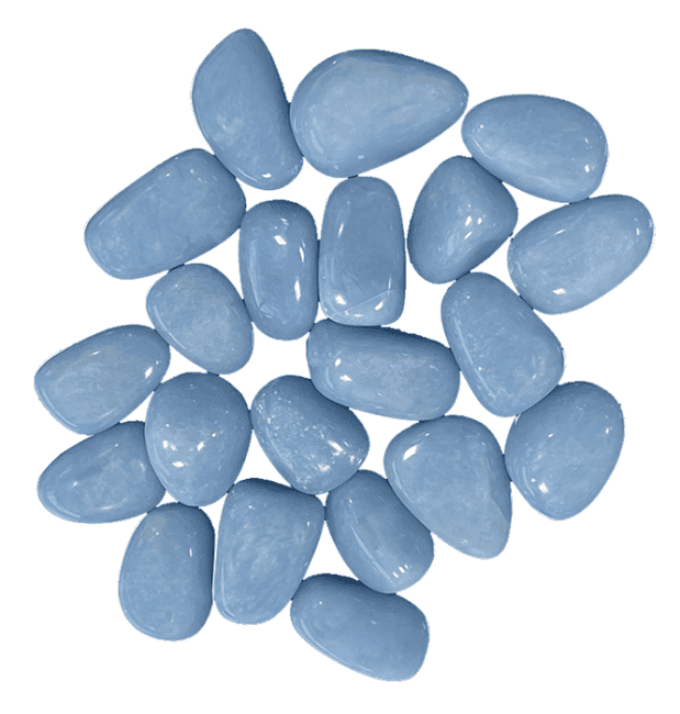 Pierre roulée - Angélite