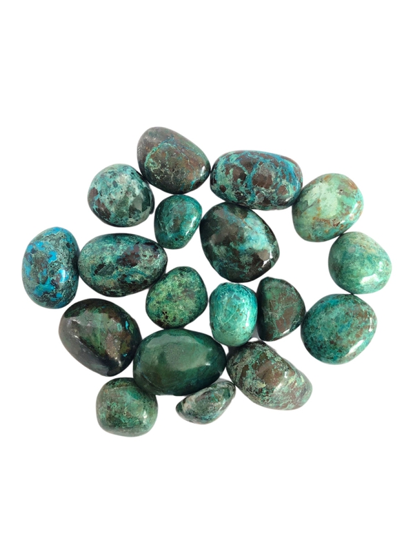 Pierre roulée - Chrysocolle