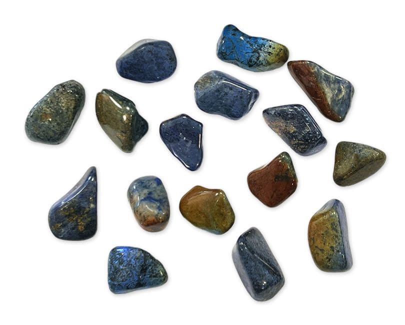 Pierre roulée - Dumortièrite