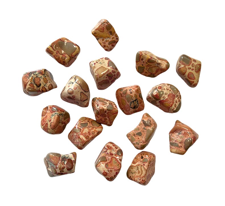 Pierre roulée - Jaspe léopard