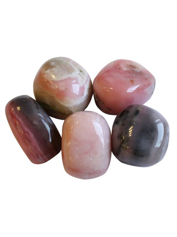 Pierre roulée - Opale rose