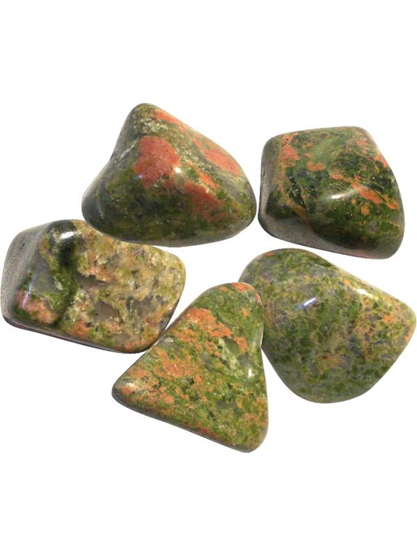 Pierre roulée - Jaspe unakite