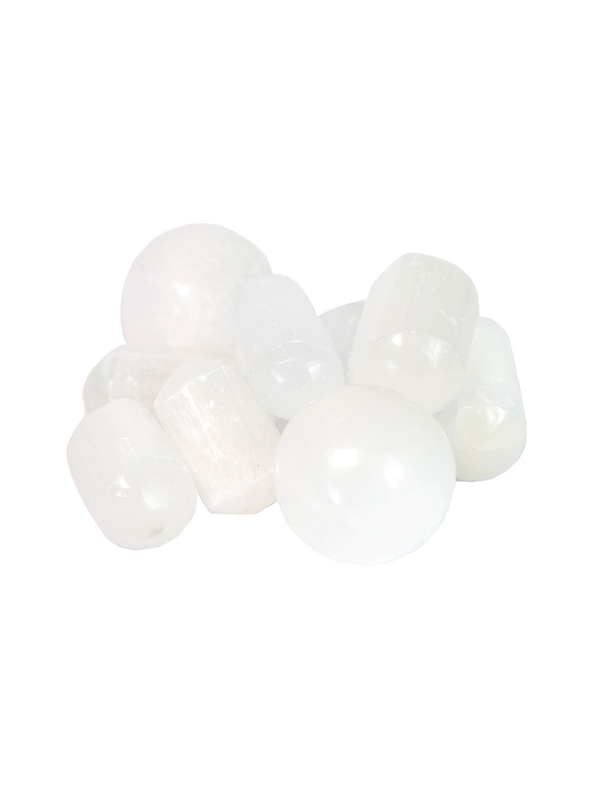 Pierre roulée - Sélénite