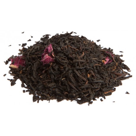 Thé noir à la rose