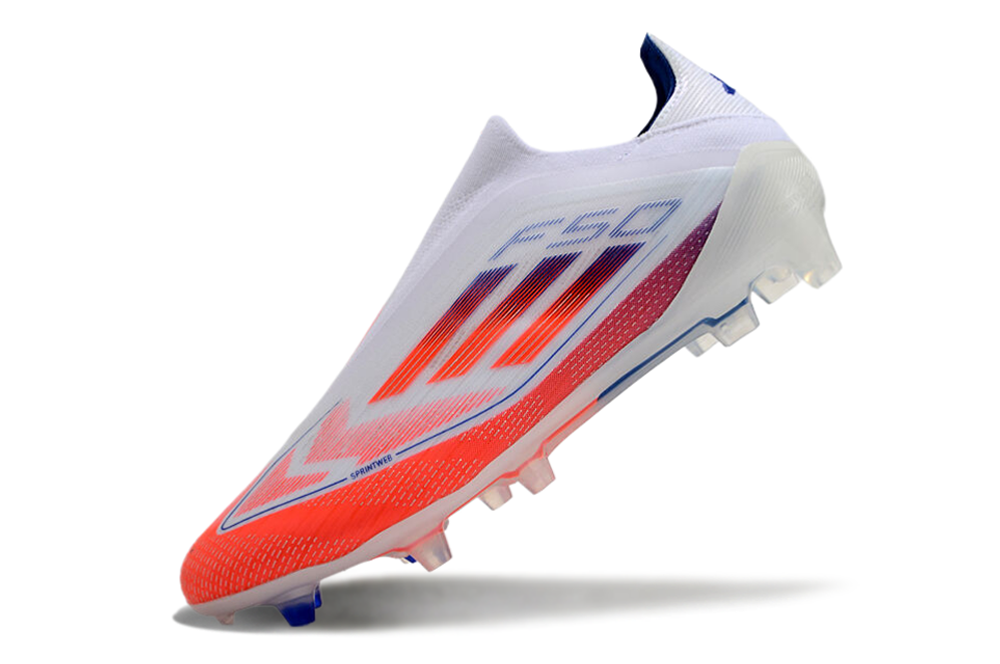 adidas F50 Elite Laceless FG Blanco Rojo