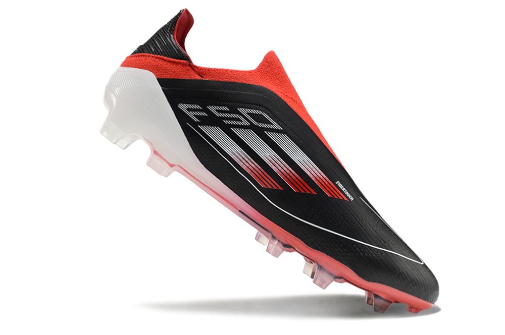 Adidas F50 Elite Laceless FG para terreno firme - Negro/Rojo/Blanco