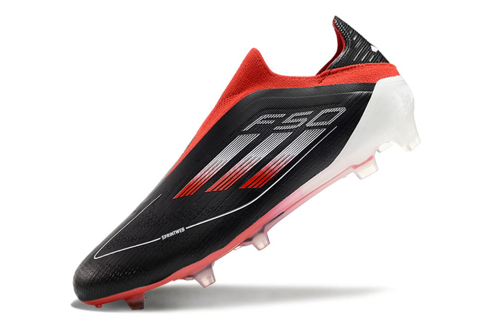 Adidas F50 Elite Laceless FG para terreno firme - Negro/Rojo/Blanco