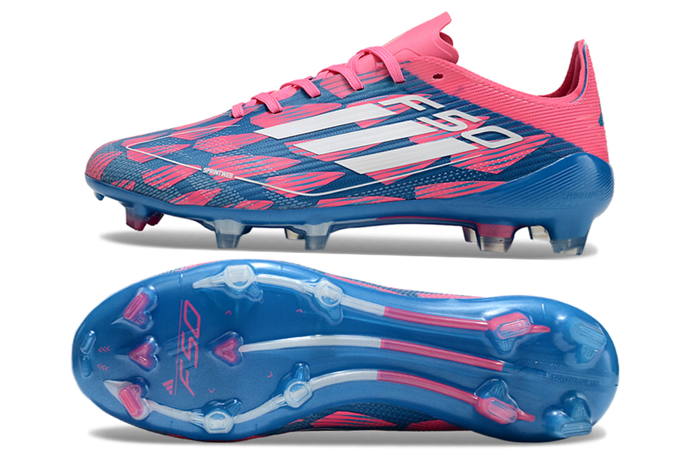 Adidas F50 Elite FG - Azul/Rosa/Blanco