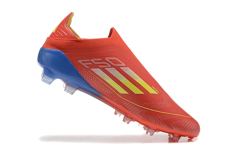 Adidas F50 Elite Laceless  FG - Rojo/Azul/Amarillo