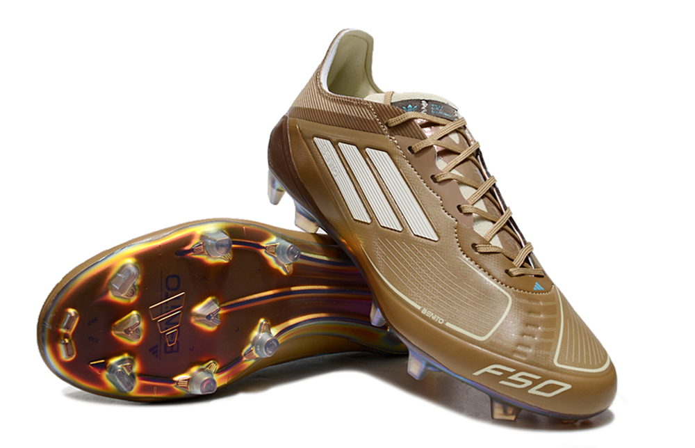  Adidas F50 Elite FG - Marrón/Blanco/Azul
