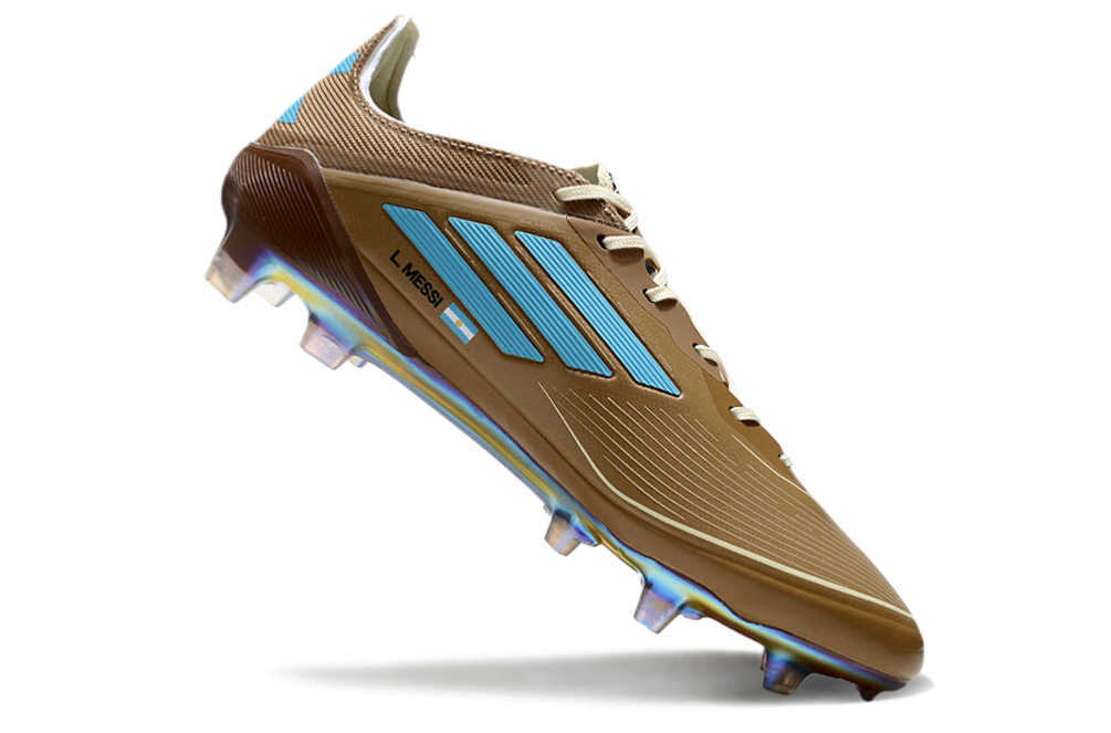  Adidas F50 Elite FG - Marrón/Blanco/Azul