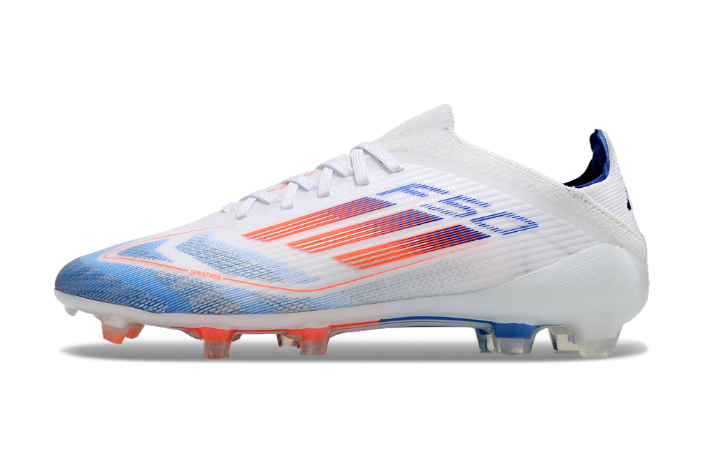  Adidas F50 Elite FG - Blanco/Azul/Naranja