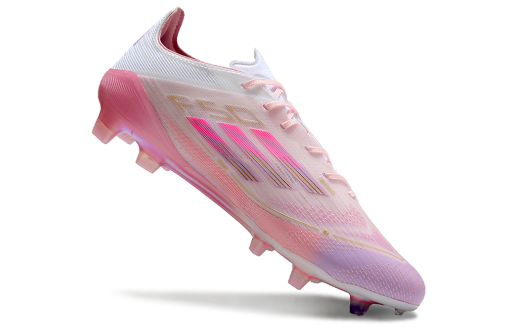  Adidas F50 Elite FG - Blanco/Rosa/Oro
