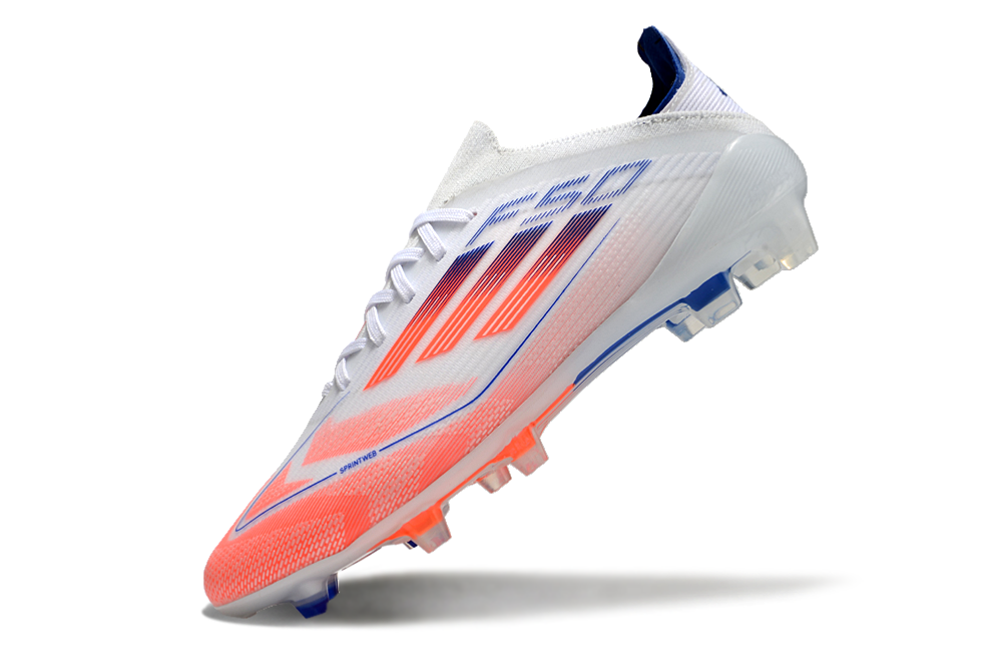  Adidas F50 Elite FG - Blanco/Rojo/Azul