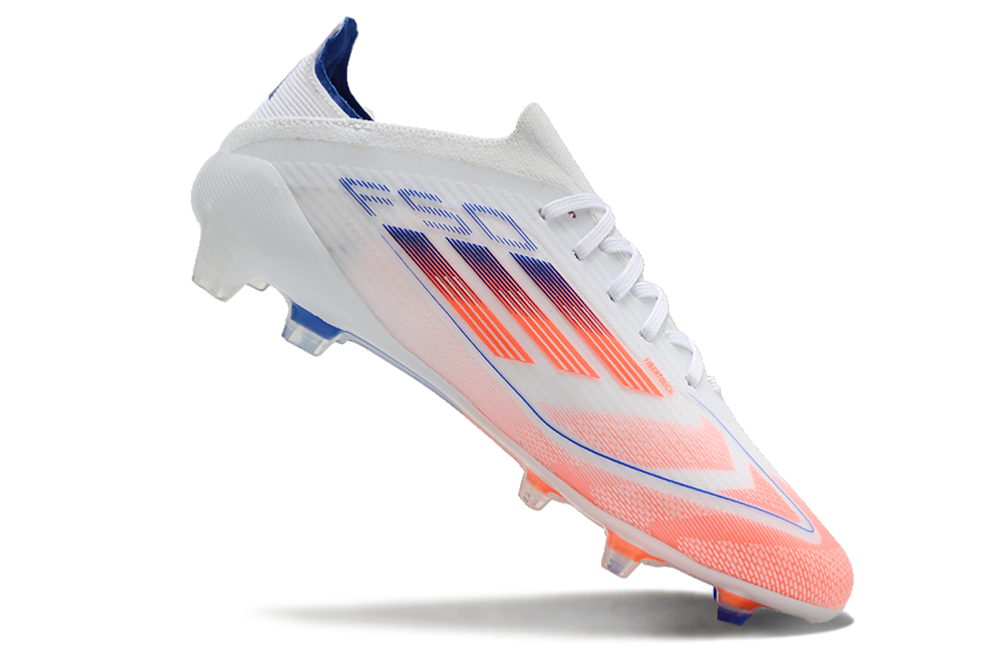 Adidas F50 Elite FG - Blanco/Rojo/Azul
