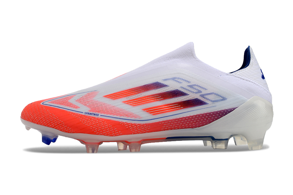 adidas F50 Elite Laceless FG Blanco Rojo