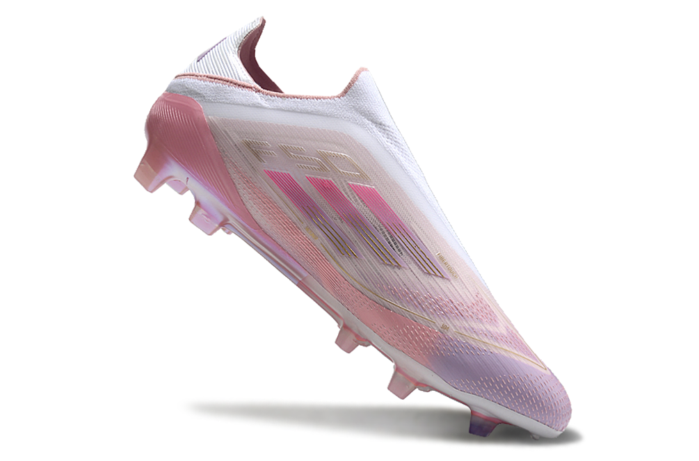  Adidas F50 Elite FG Laceless - Blanco/Rosa/Oro