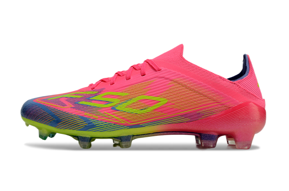  Adidas F50 Elite FG - Rosa Lúcido/Limón Lúcido/Azul Fusion