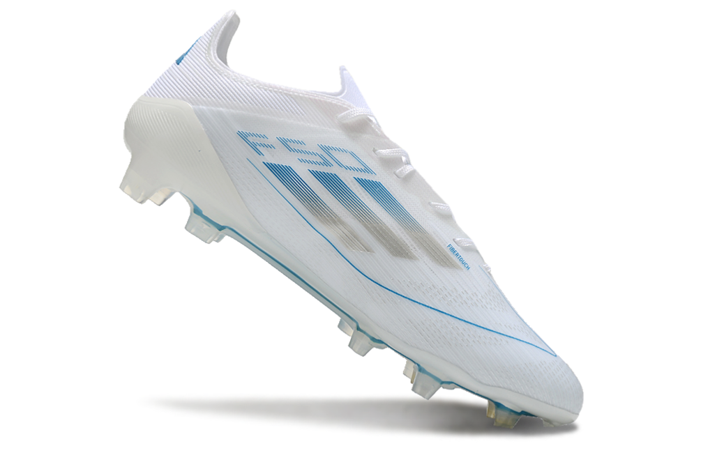  Adidas F50 Elite FG Laceless - Blanco/Perla Met/Blanco