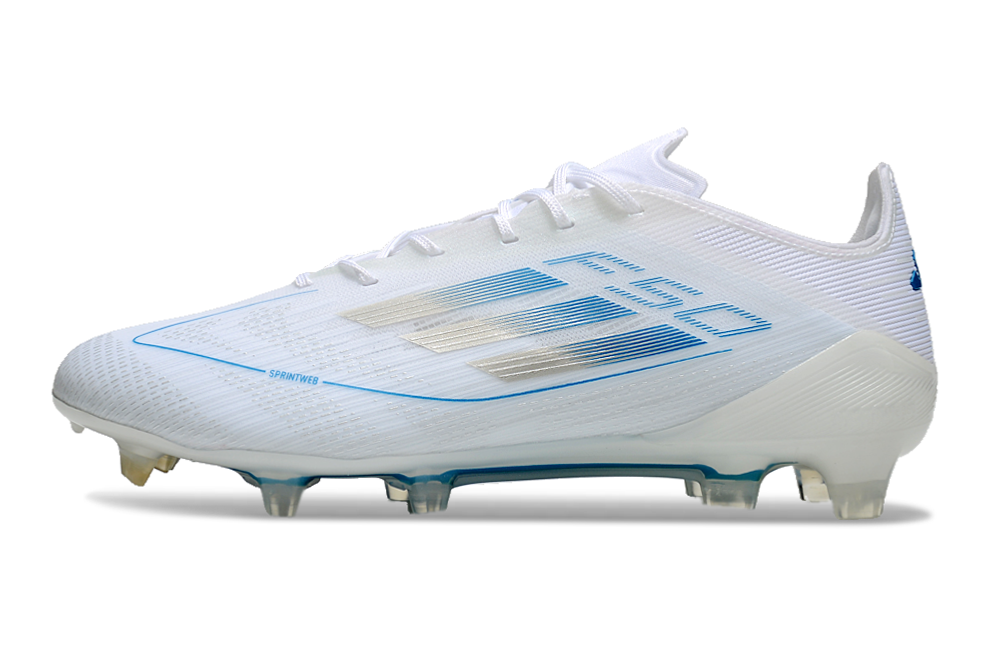  Adidas F50 Elite FG Laceless - Blanco/Perla Met/Blanco