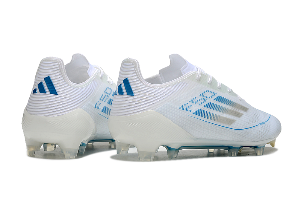  Adidas F50 Elite FG Laceless - Blanco/Perla Met/Blanco