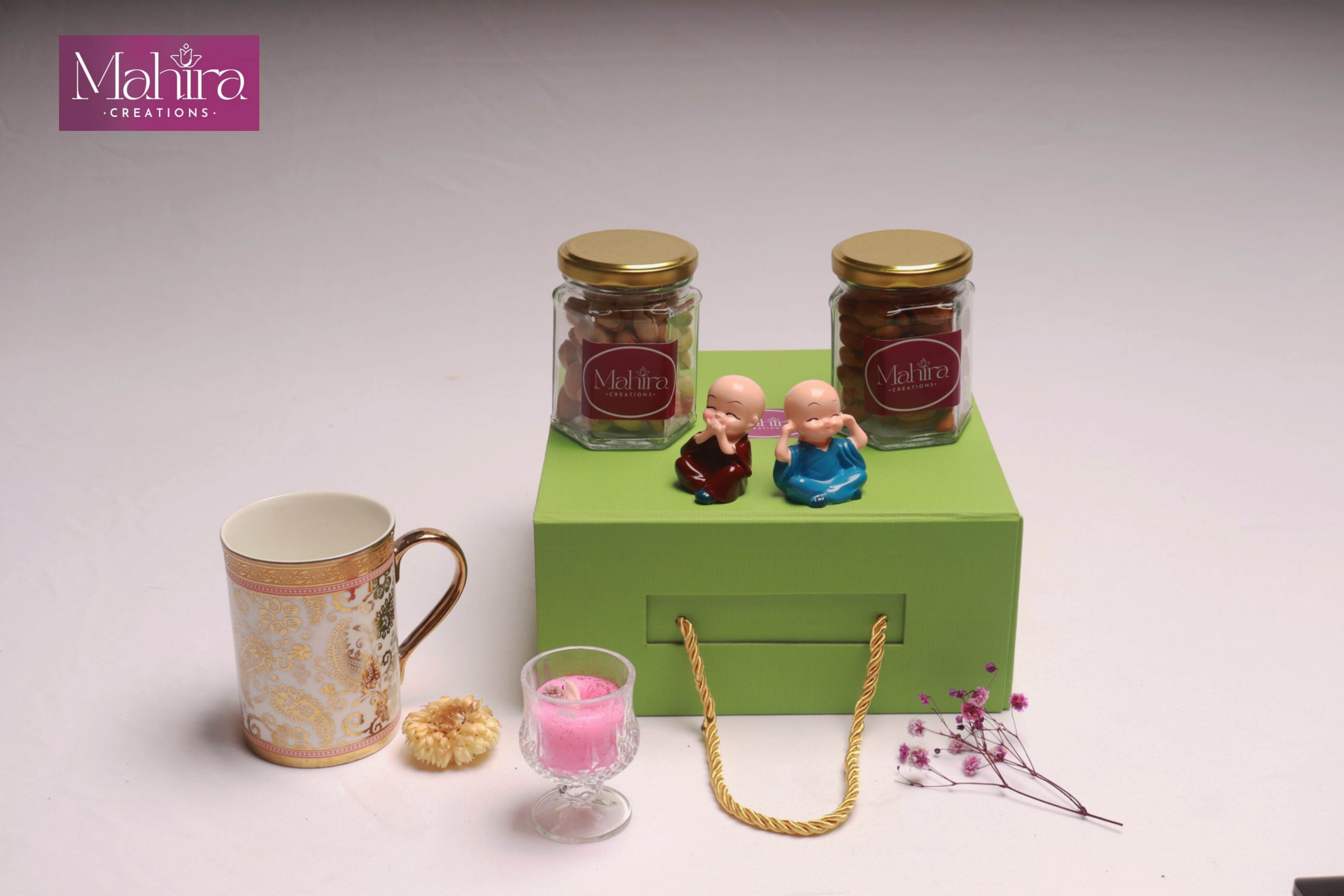 BUDDHA DRY FRUIT BOX WITH GIFT HAMPER