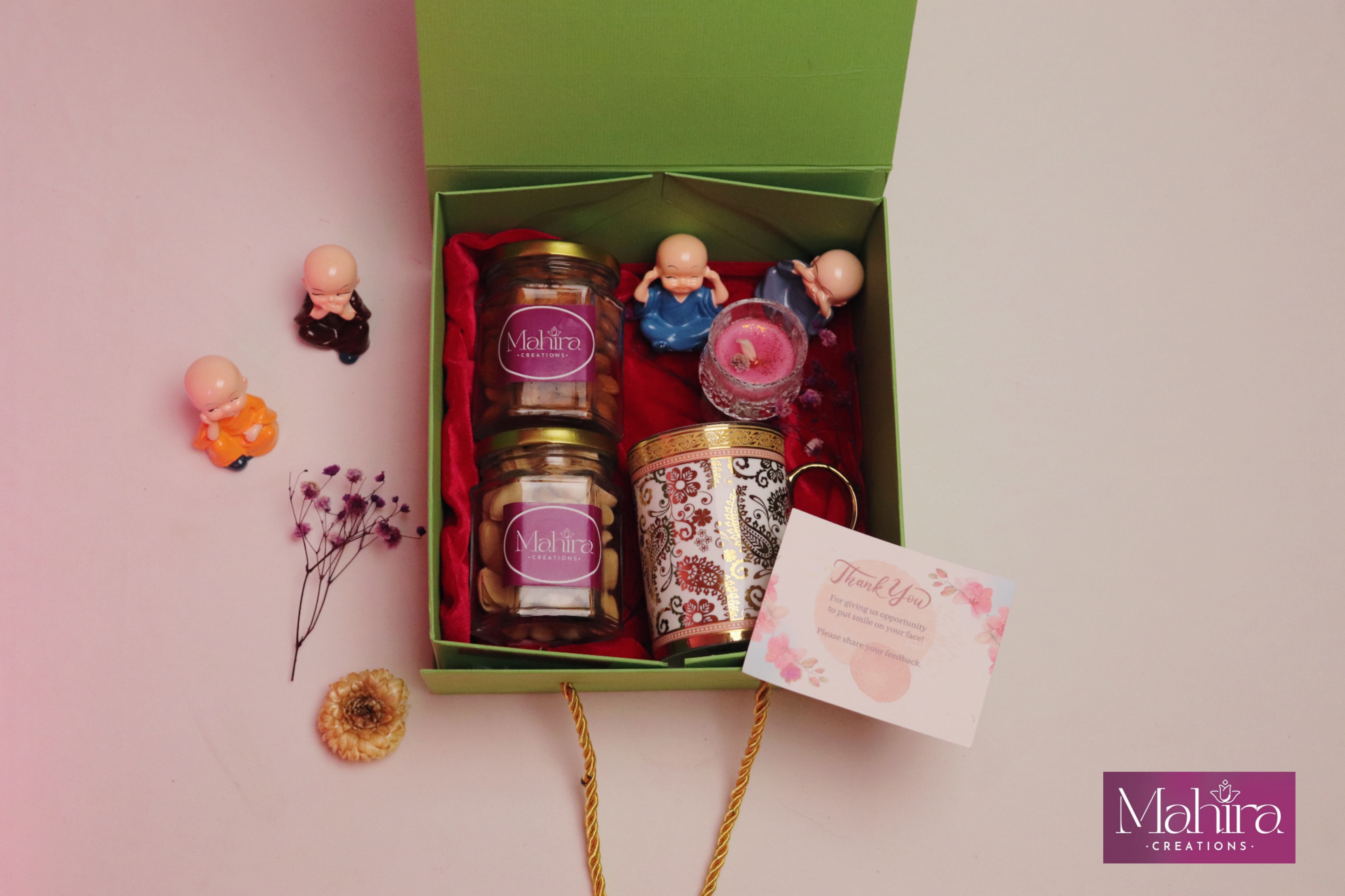 BUDDHA DRY FRUIT BOX WITH GIFT HAMPER