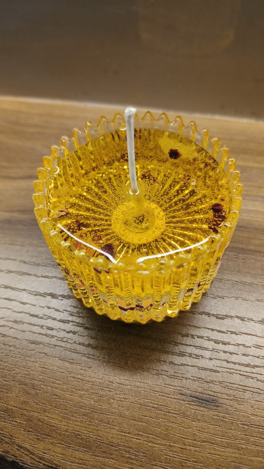 Vintage Golden glass candles