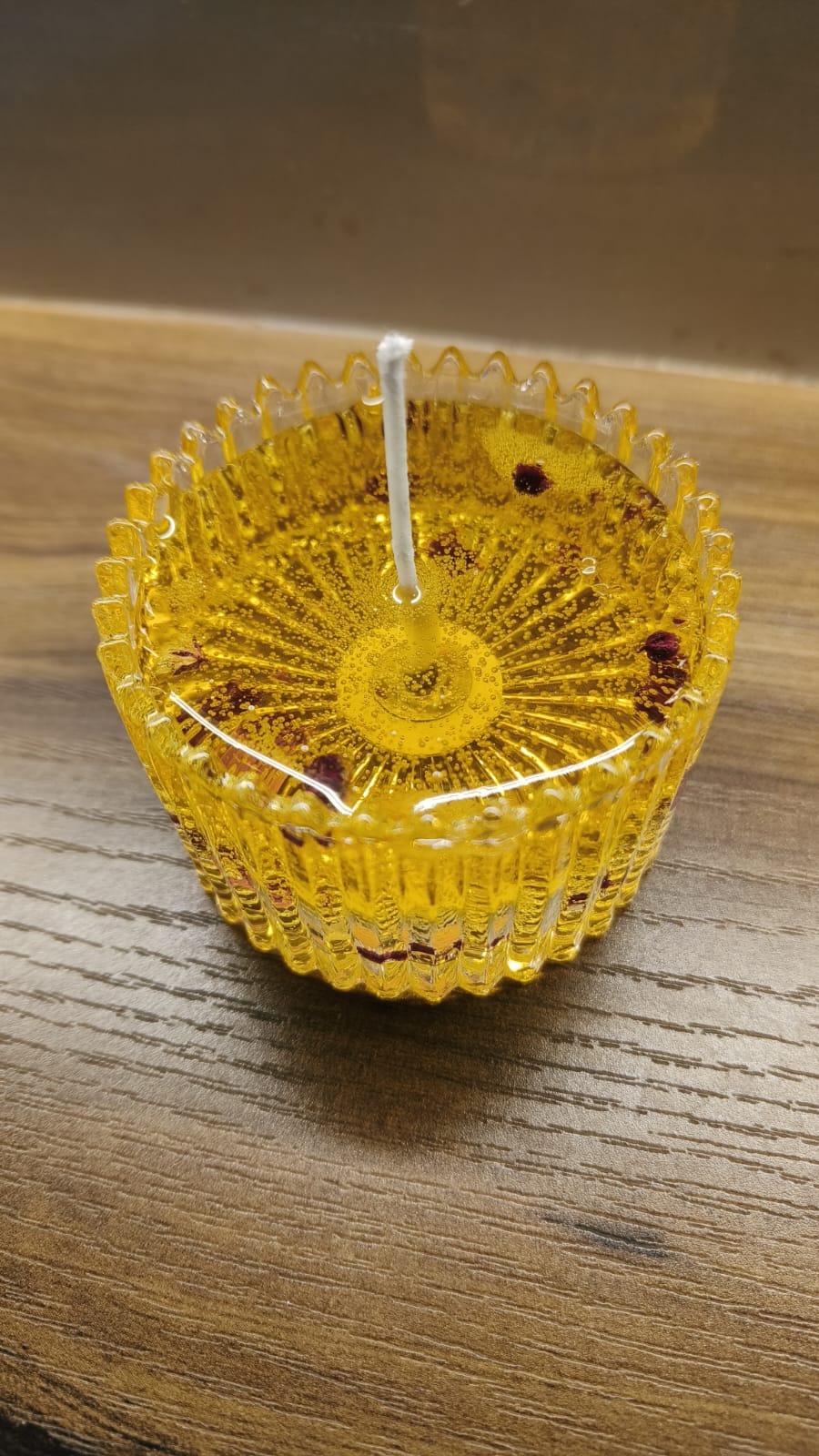 Vintage Golden glass candles