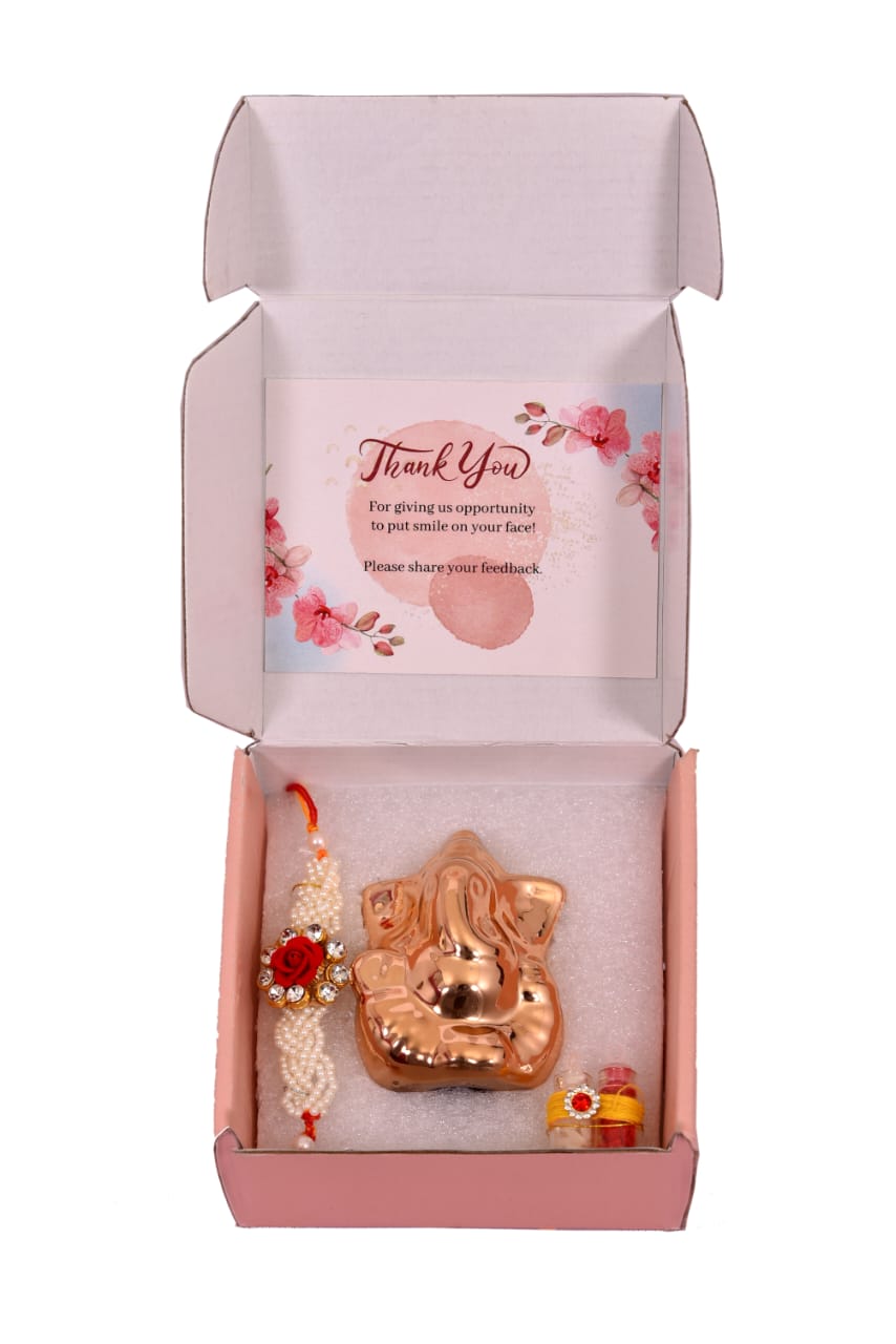 Ganesh Rakhi Gift Set