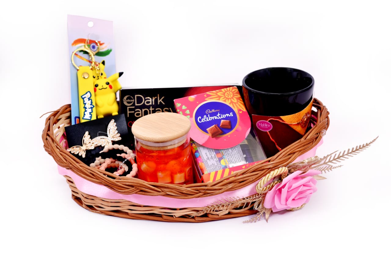 Beautiful Basket Gift Hamper by Mahira
