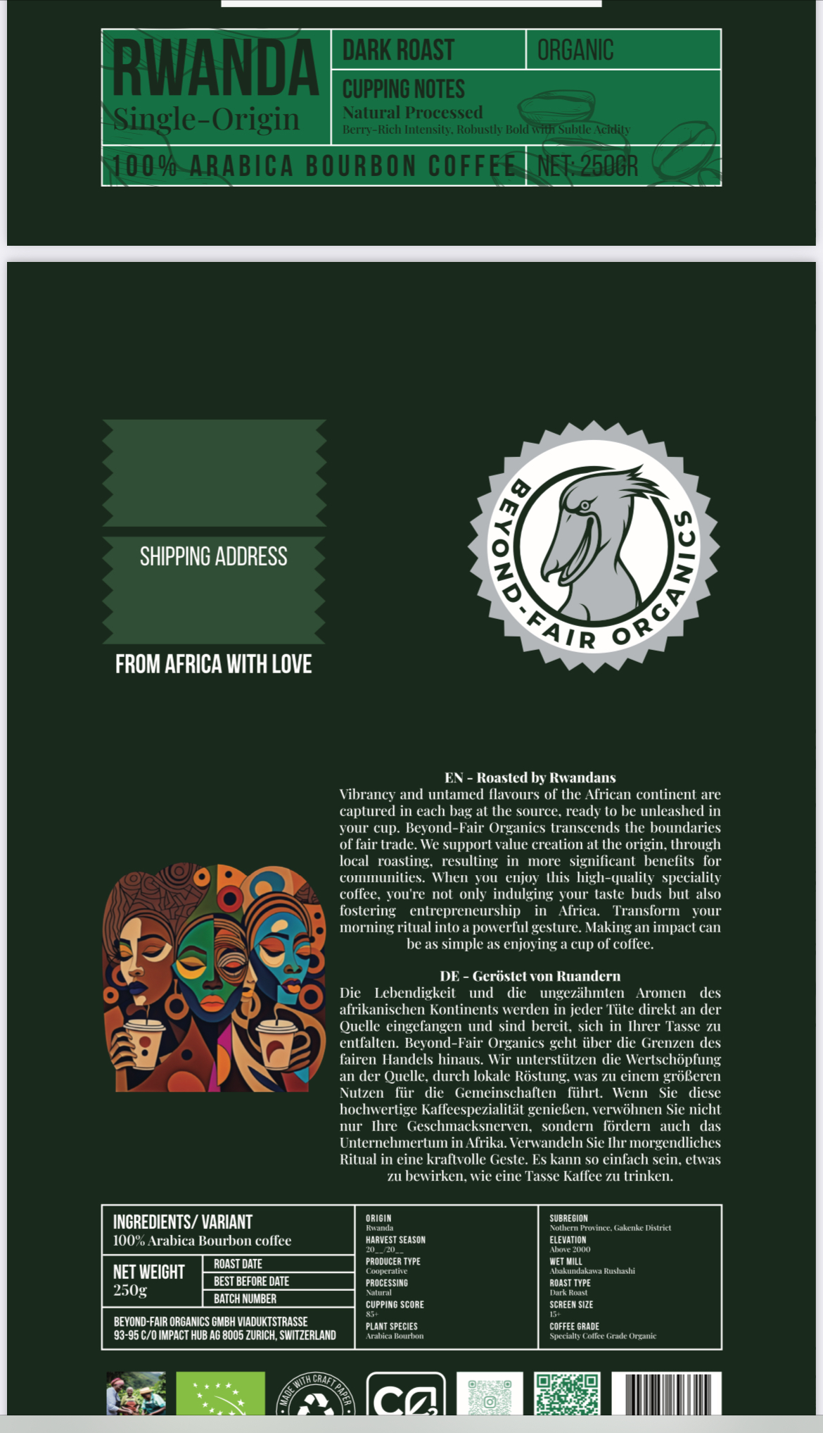 Sun Dried  Dark Roast