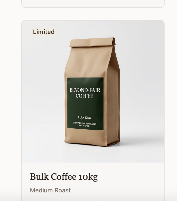 Bulk Coffee 10kg