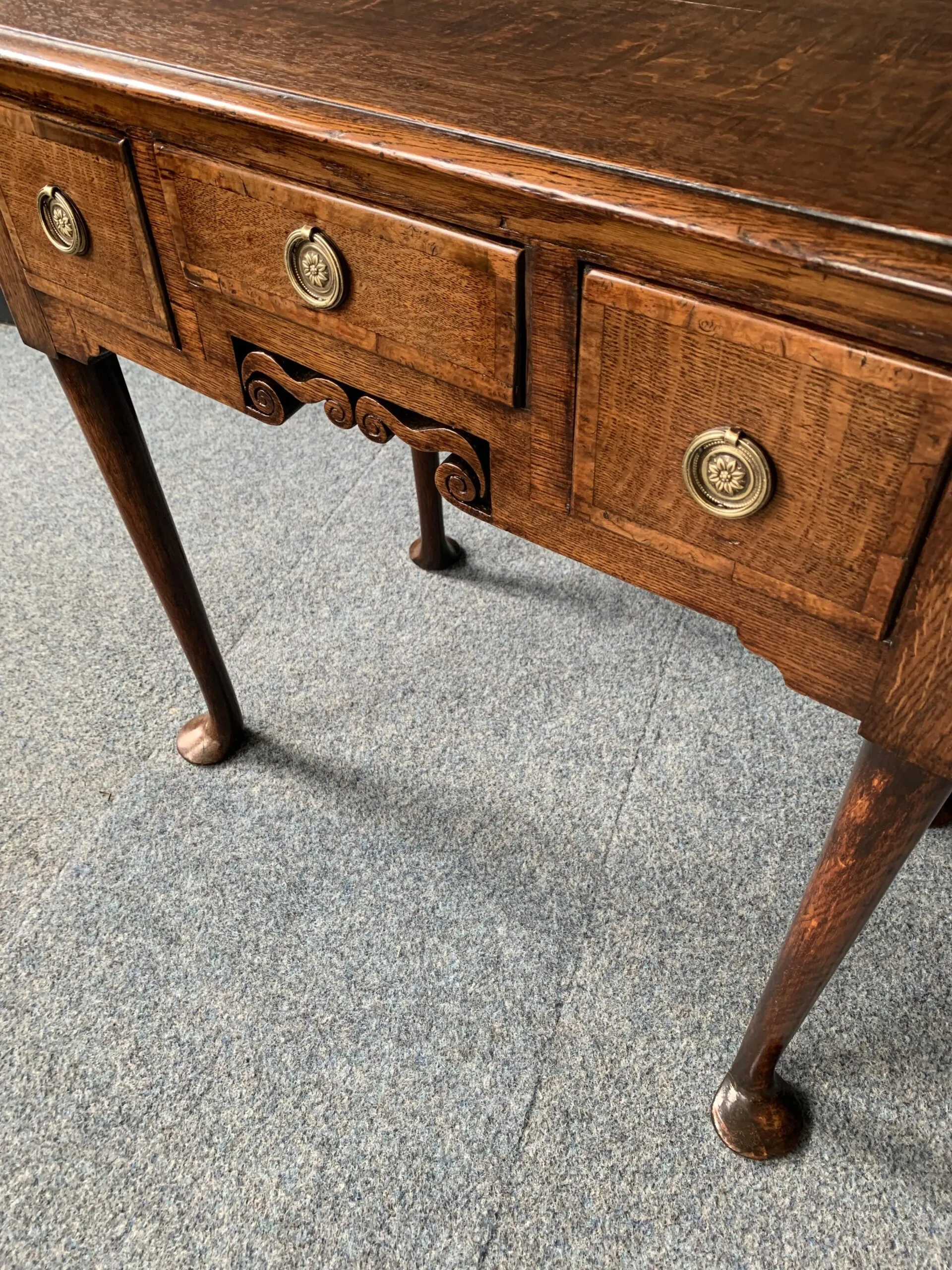 18th Century Oak Lowboy
