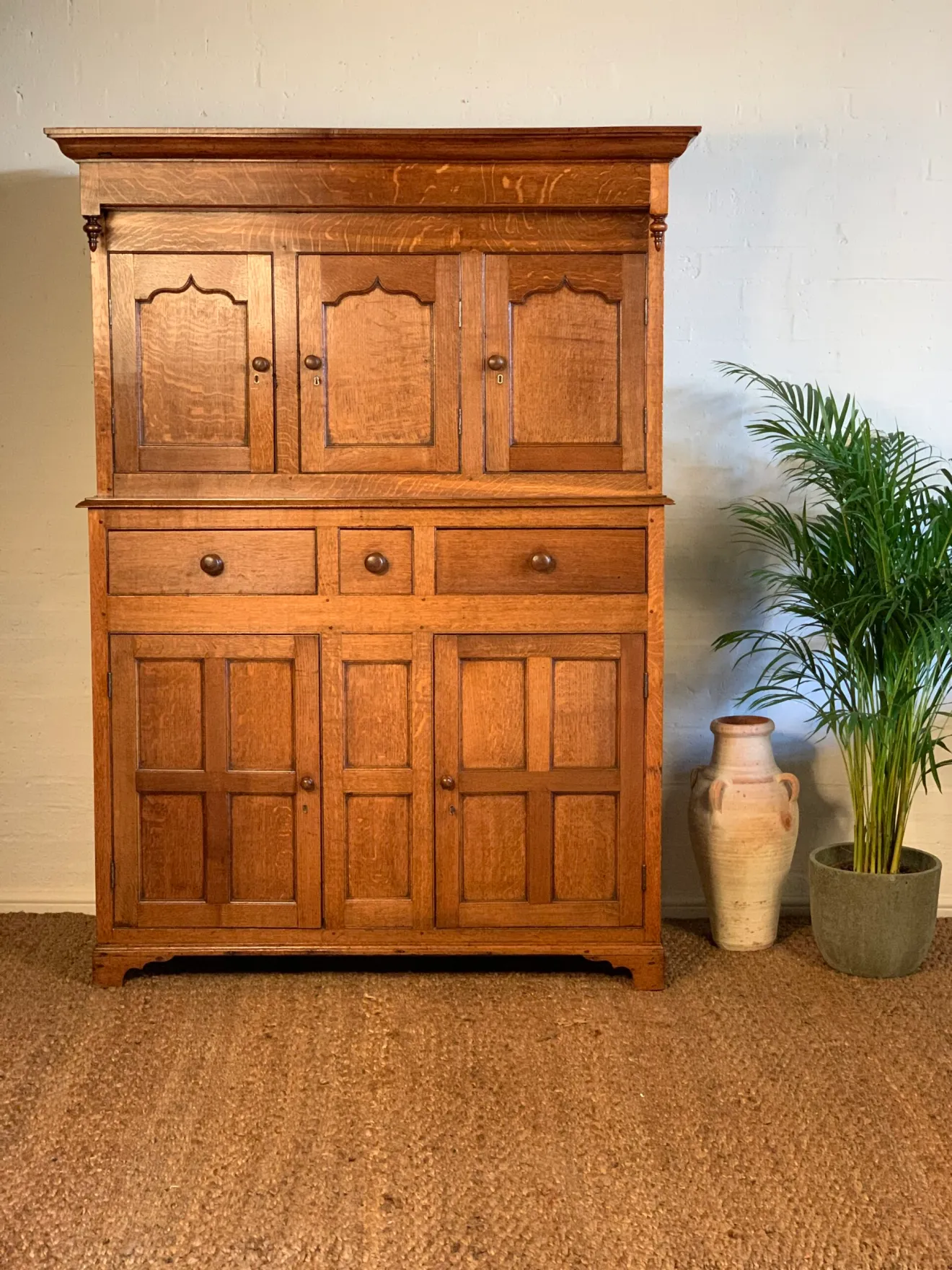 19th Century Welsh Oak Deuddarn