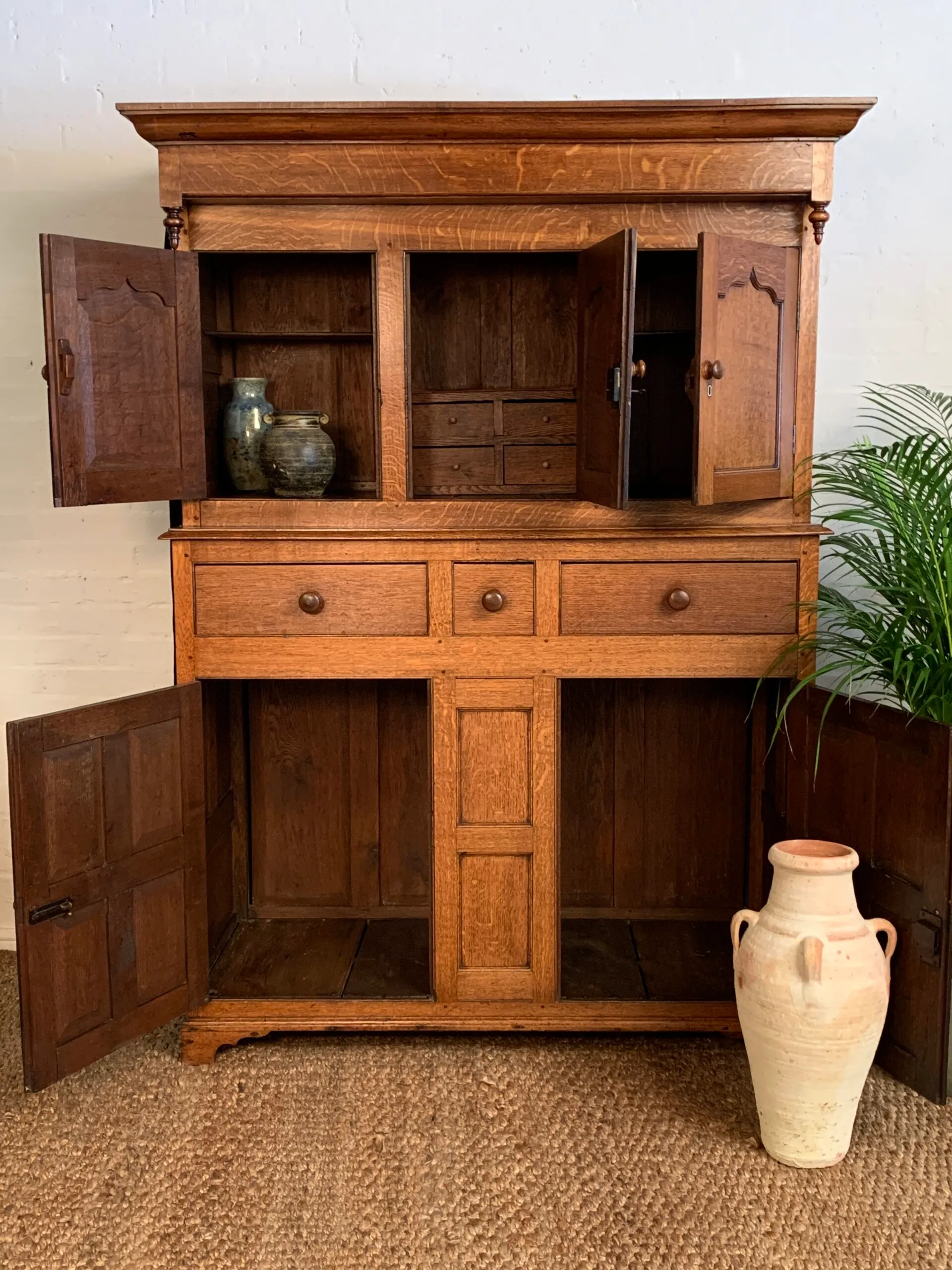 19th Century Welsh Oak Deuddarn