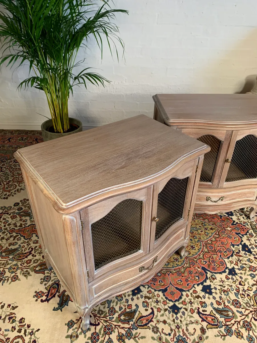 Pair Of Drexel Bedside Cabinets