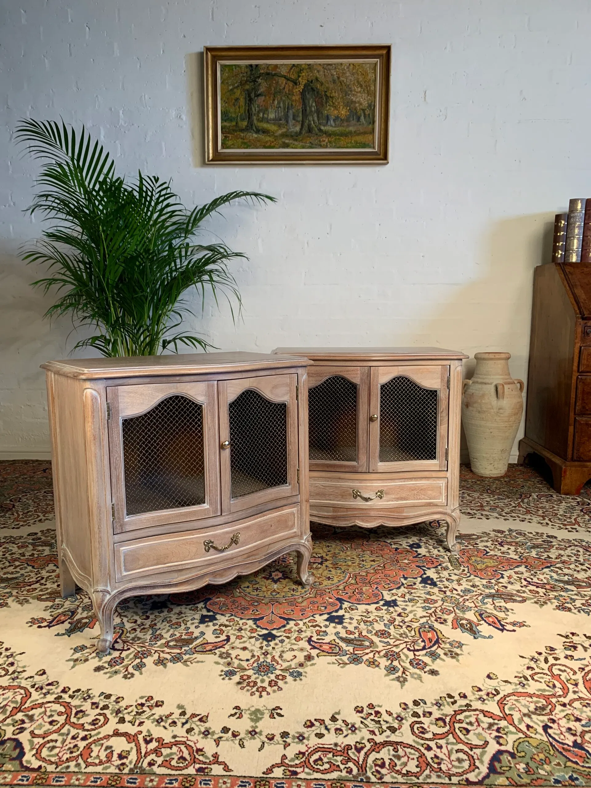 Pair Of Drexel Bedside Cabinets