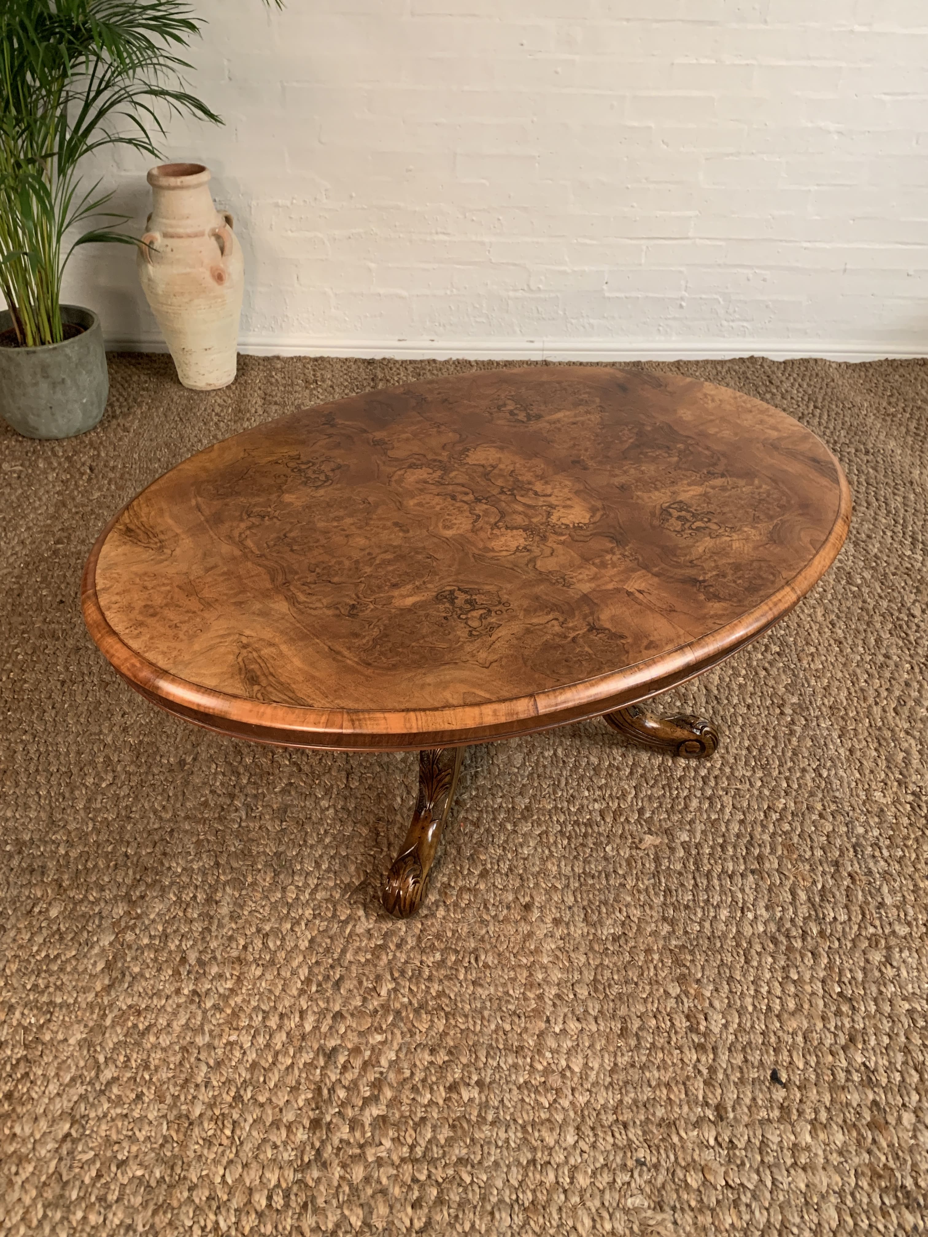 Victorian Walnut Coffee Table