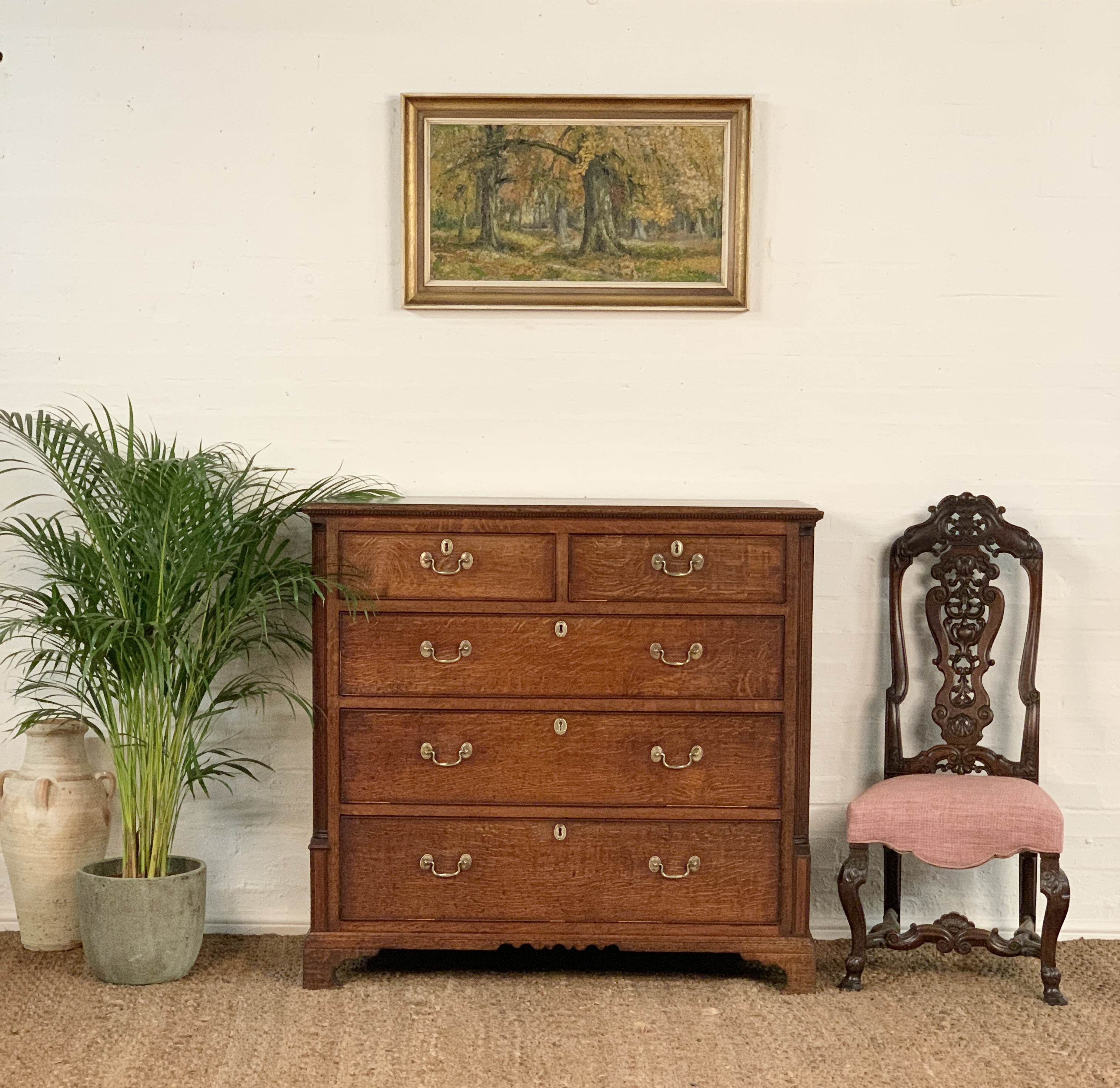 George III Oak Chest of Drawers