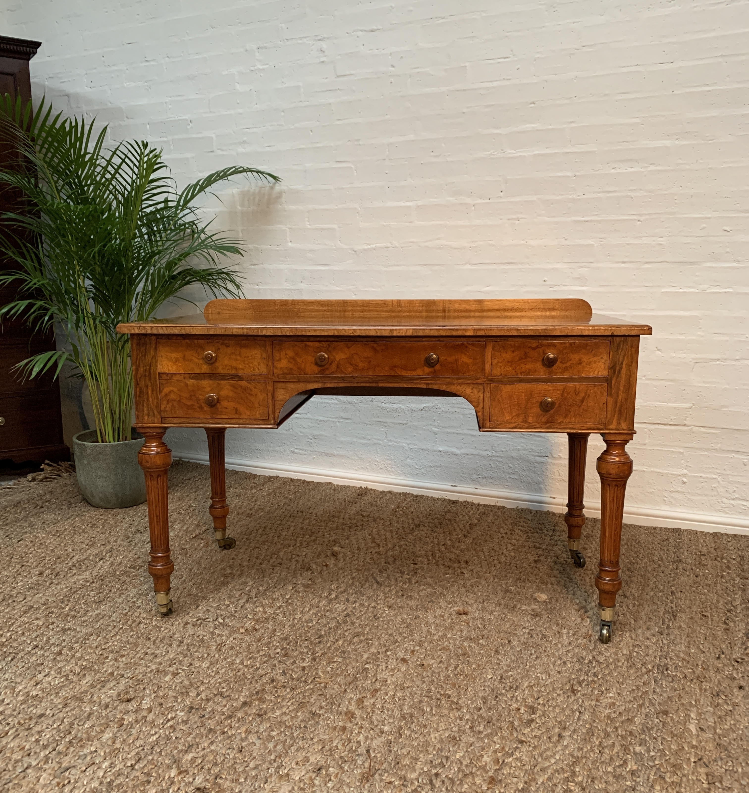 Walnut Writing Desk by Holland & Sons