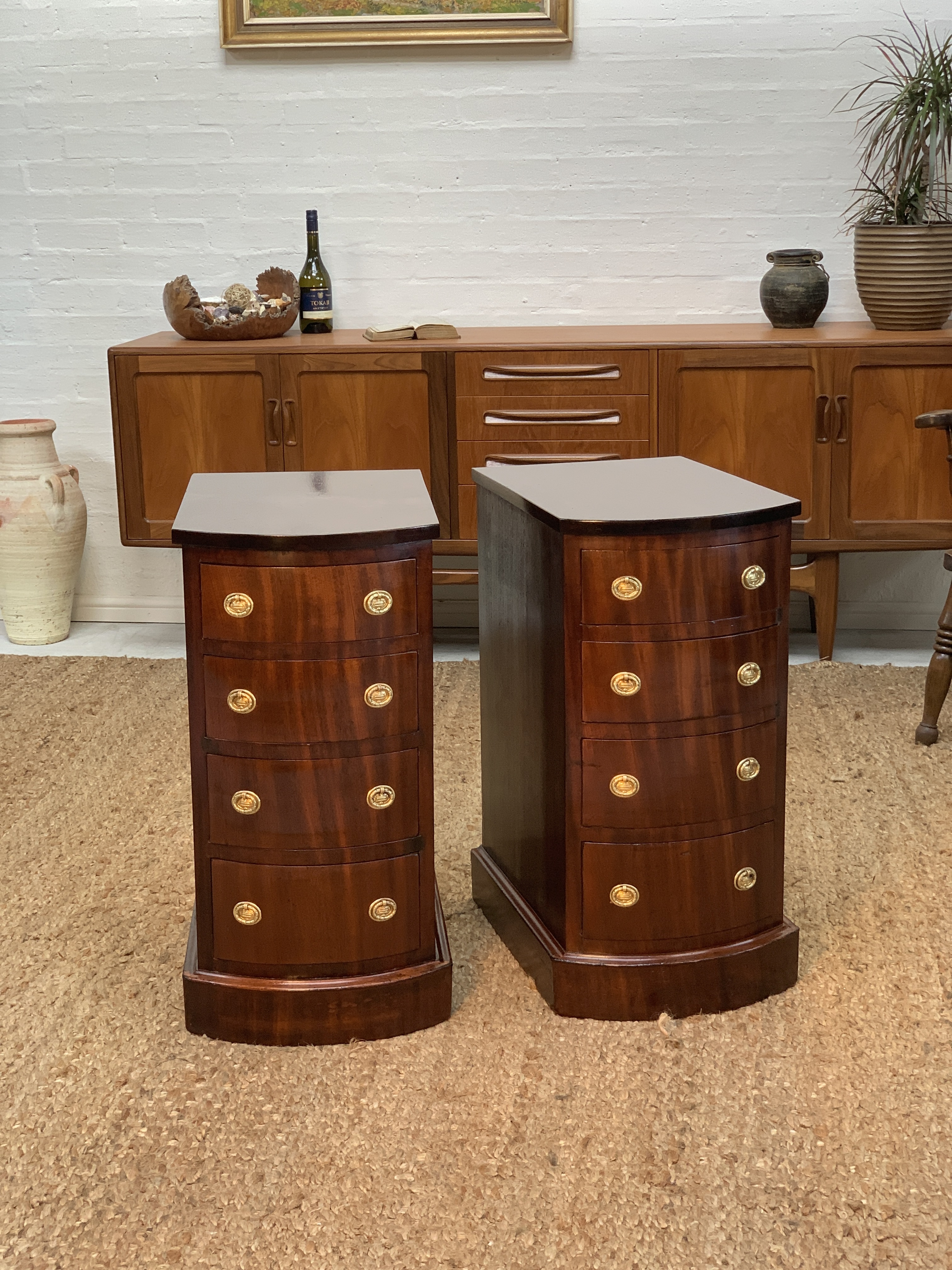 20th Century Mahogany Bedside Cabinet