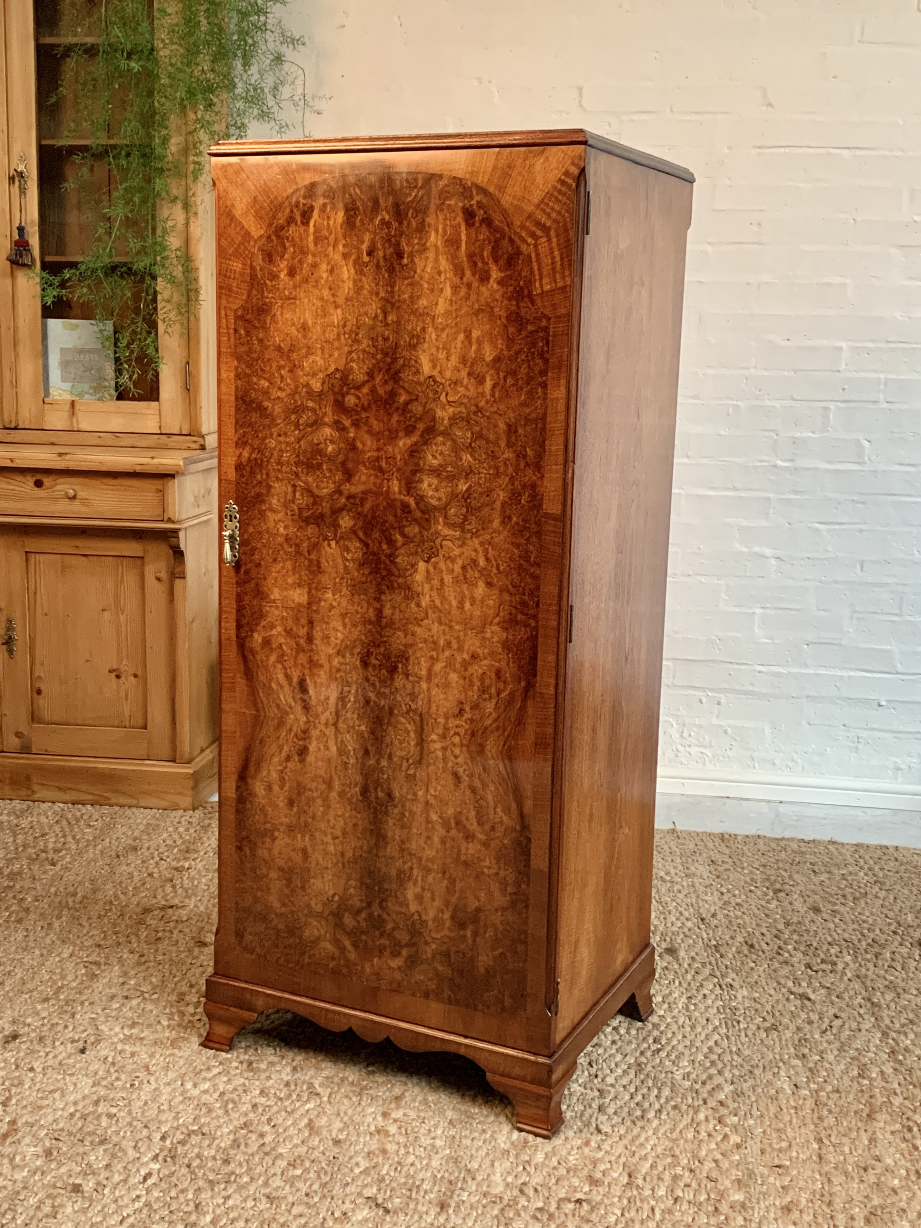 Art Deco Tallboy / Gentleman’s Wardrobe – c. 1930s–1950s