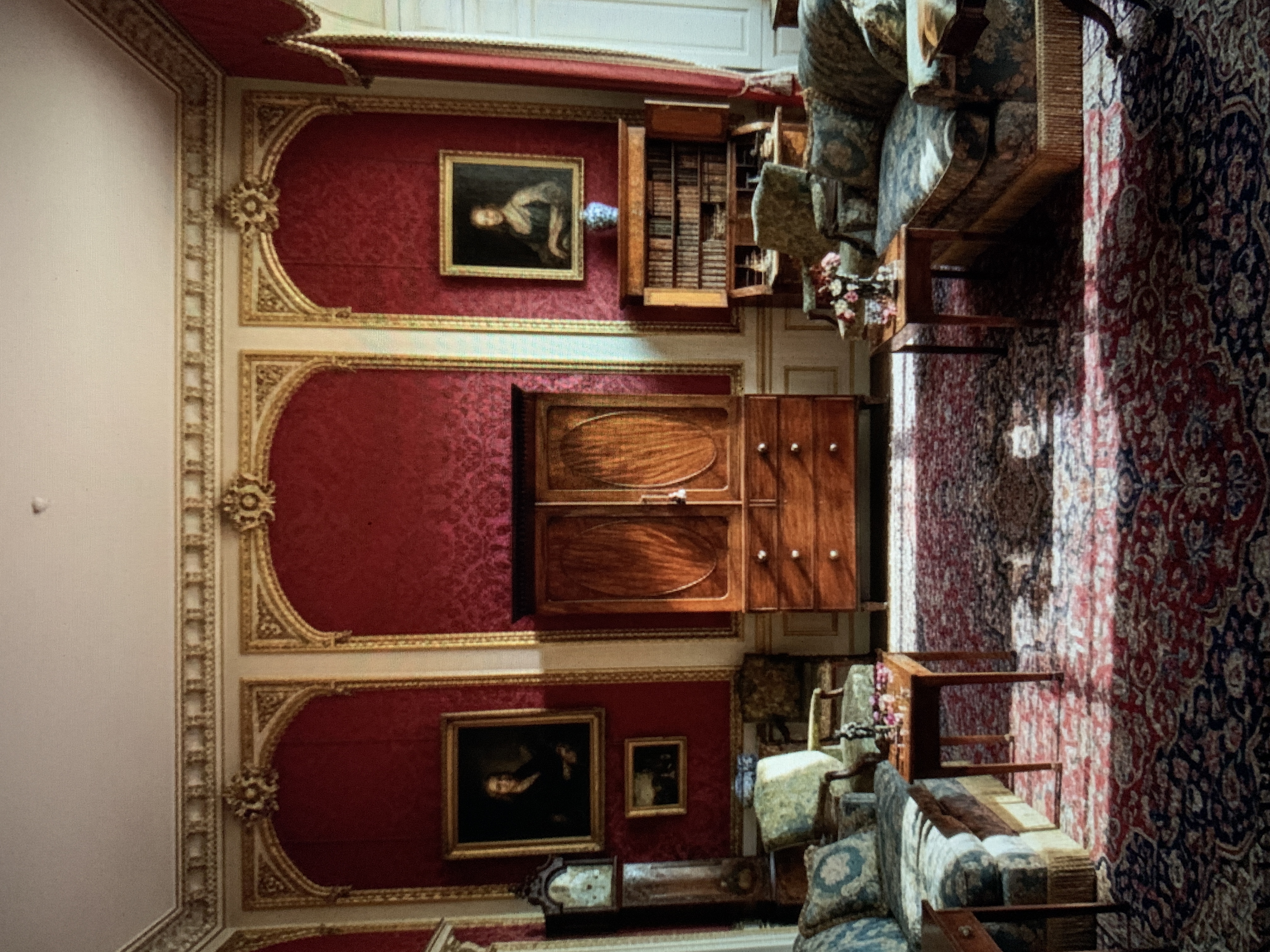 George IV Mahogany Linen Press
