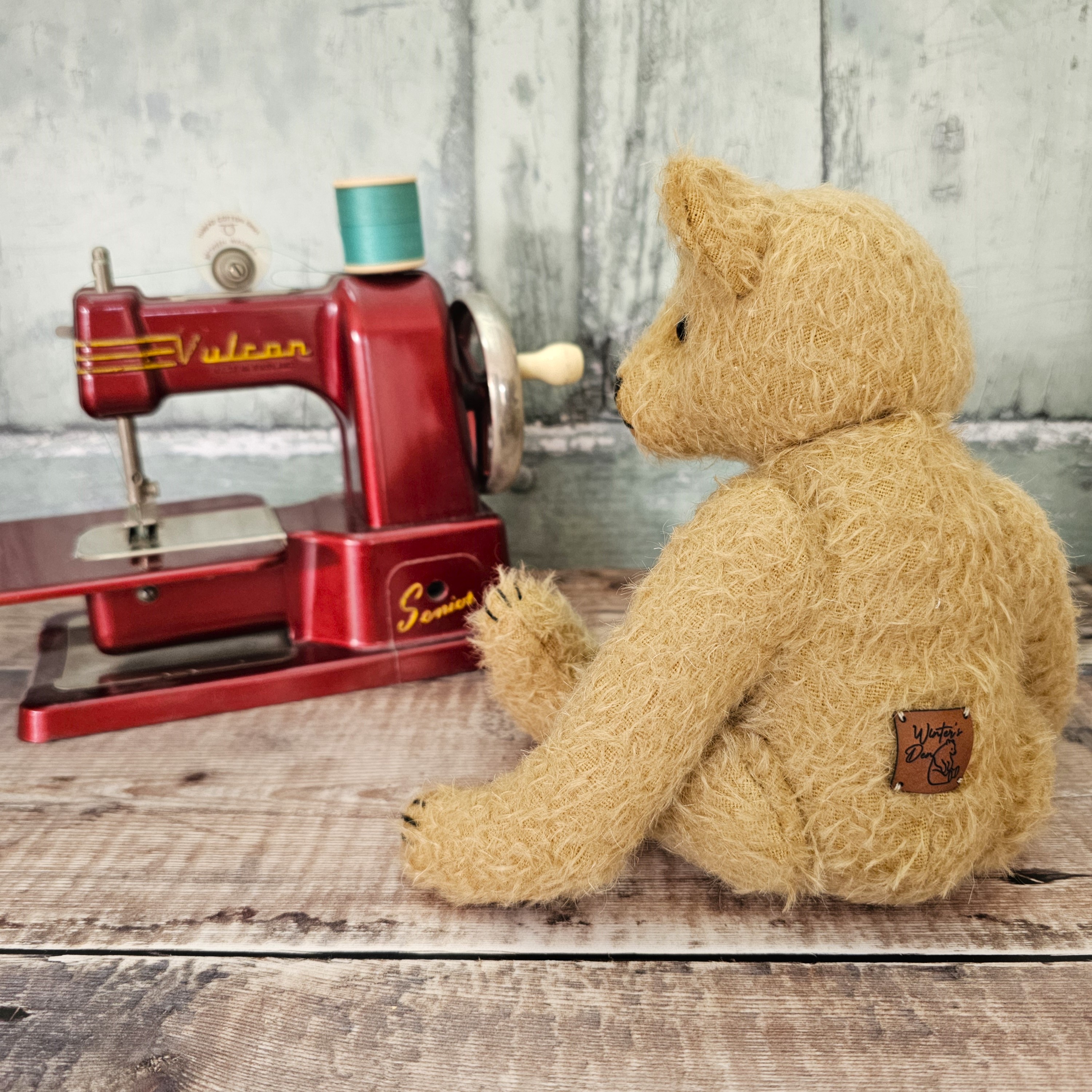 Koda: a handmade mohair teddy bear